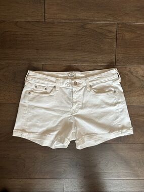 J. Crew Shorts, White Denim Shorts, Stretch Denim